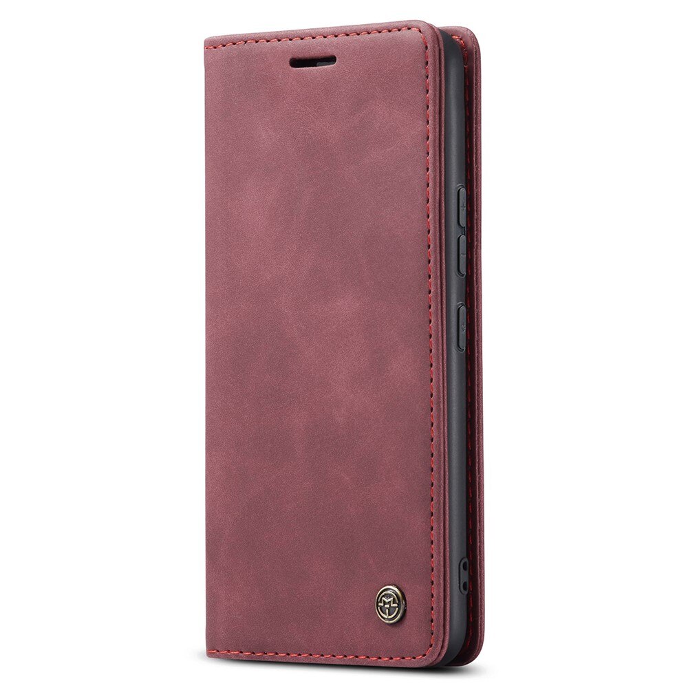 Custodie a portafoglio sottili Samsung Galaxy A54 Rosso