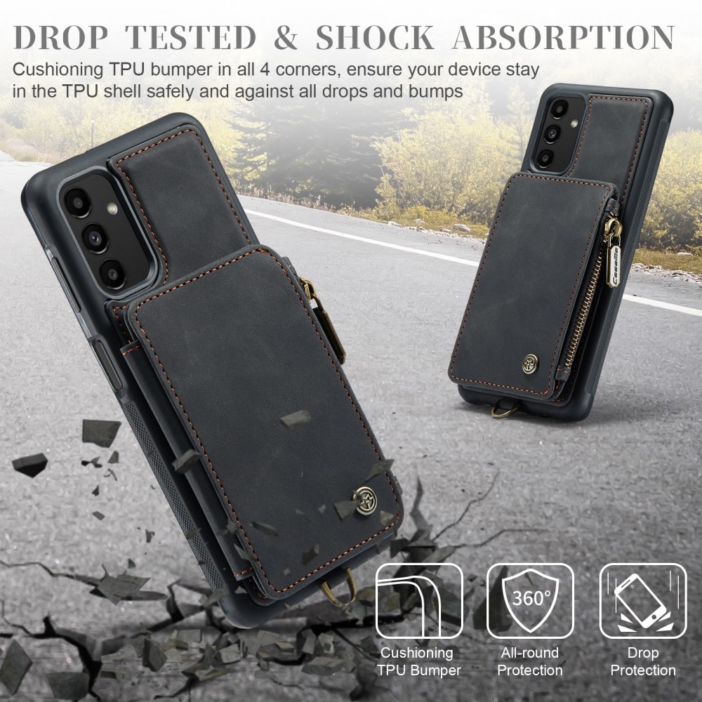 Cover Multi-Slot Samsung Galaxy A14 nero