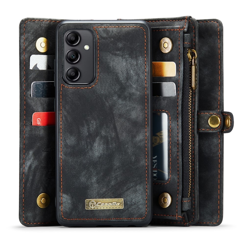 Cover portafoglio Multi-Slot Samsung Galaxy A14 Grigio