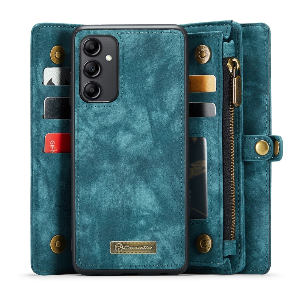 Cover portafoglio Multi-Slot Samsung Galaxy A14 Blu