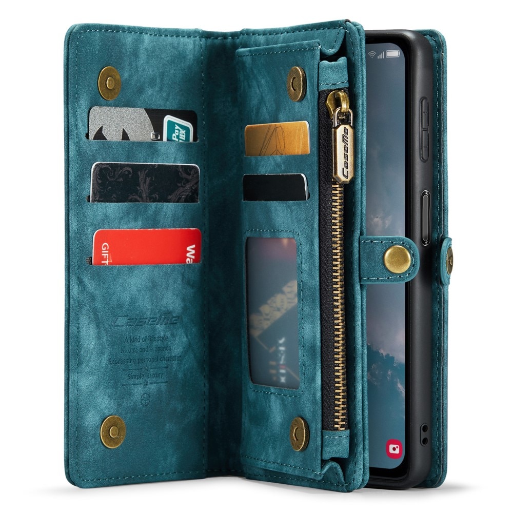 Cover portafoglio Multi-Slot Samsung Galaxy A14 blu