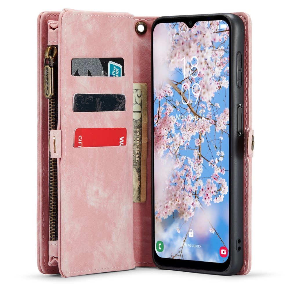 Cover portafoglio Multi-Slot Samsung Galaxy A14 rosa