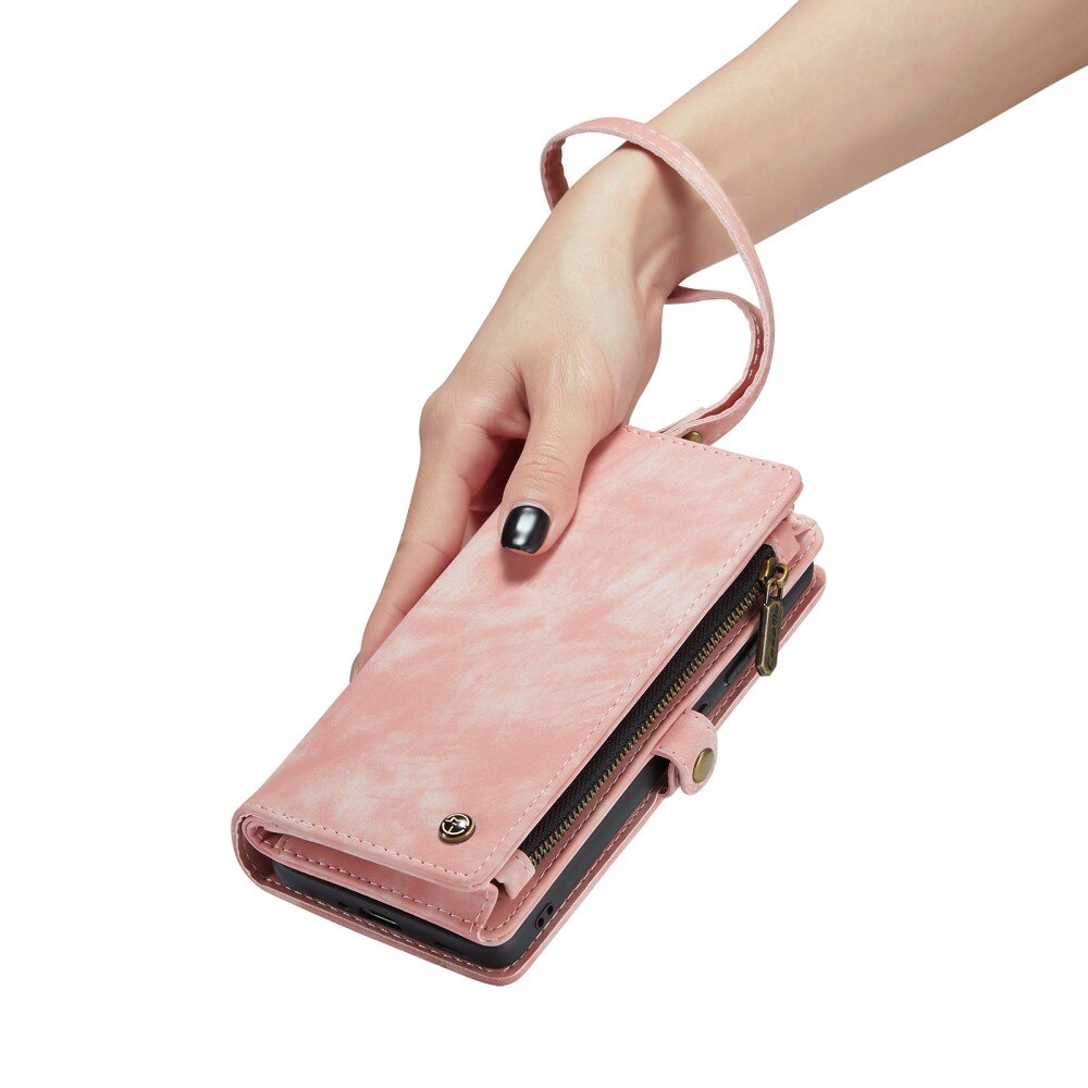 Cover portafoglio Multi-Slot Samsung Galaxy A14 Rosa