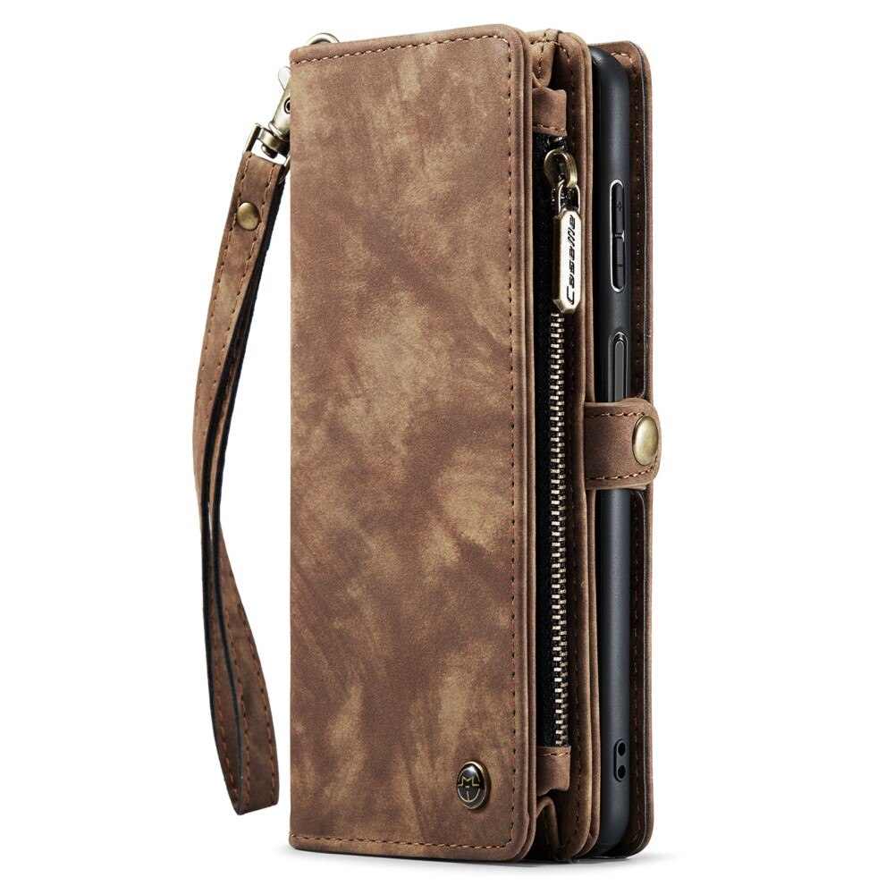 Cover portafoglio Multi-Slot Samsung Galaxy A14 Marrone