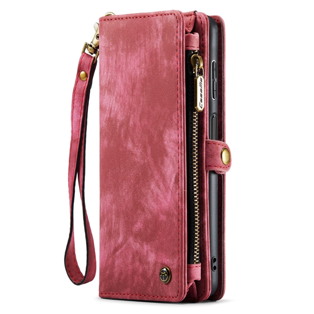 Cover portafoglio Multi-Slot Samsung Galaxy A14 Rosso