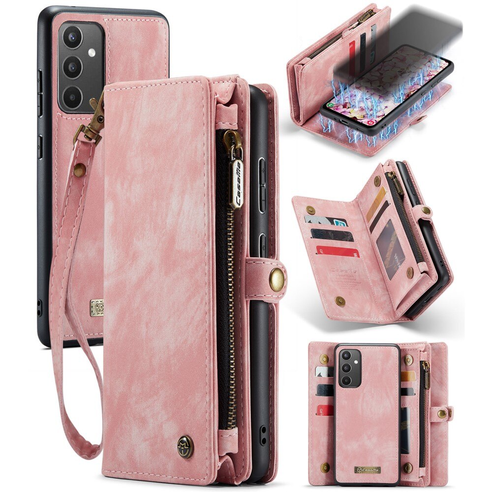 Cover portafoglio Multi-Slot Samsung Galaxy A35 rosa