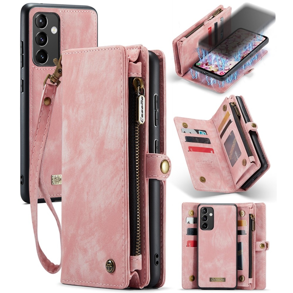 Cover portafoglio Multi-Slot Samsung Galaxy A05s rosa