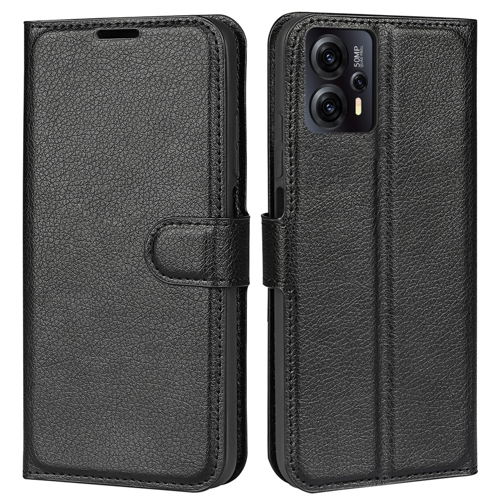 Cover portafoglio Motorola Moto G53 nero