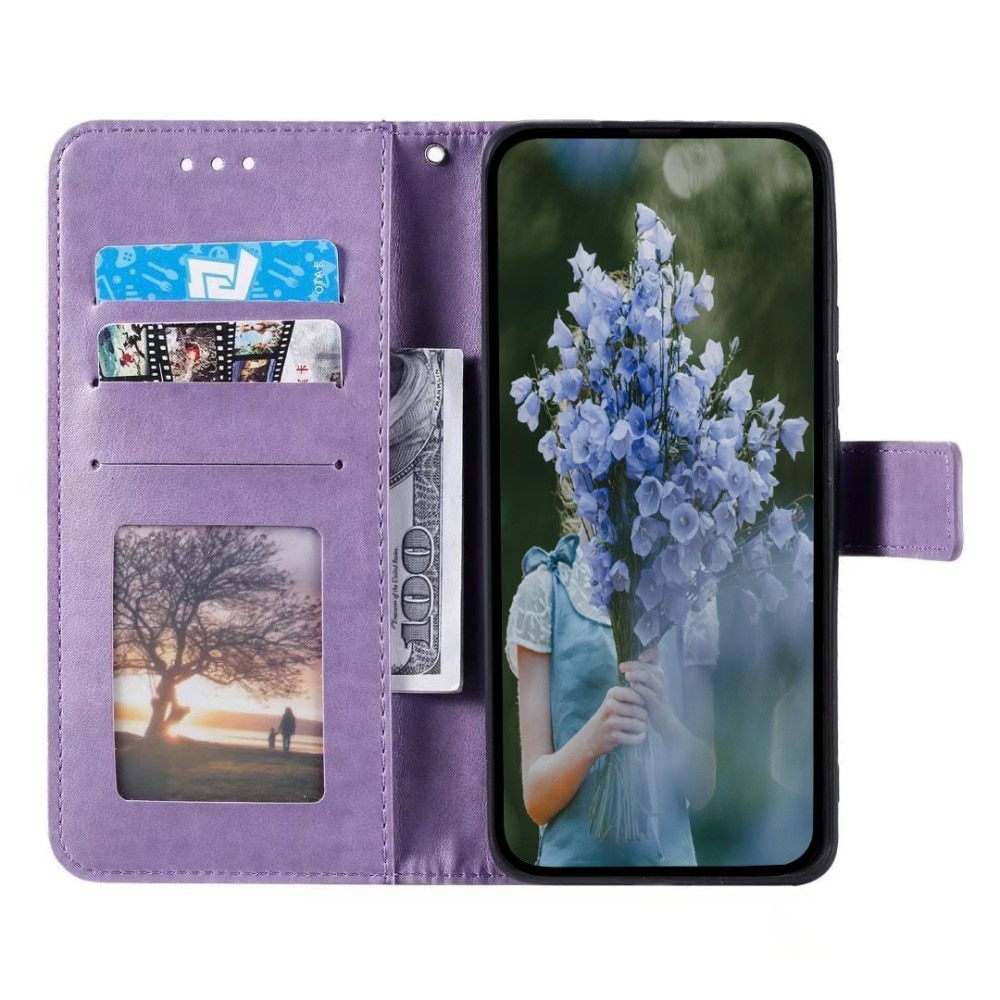 Custodia in pelle Mandala Xiaomi Redmi 12C viola