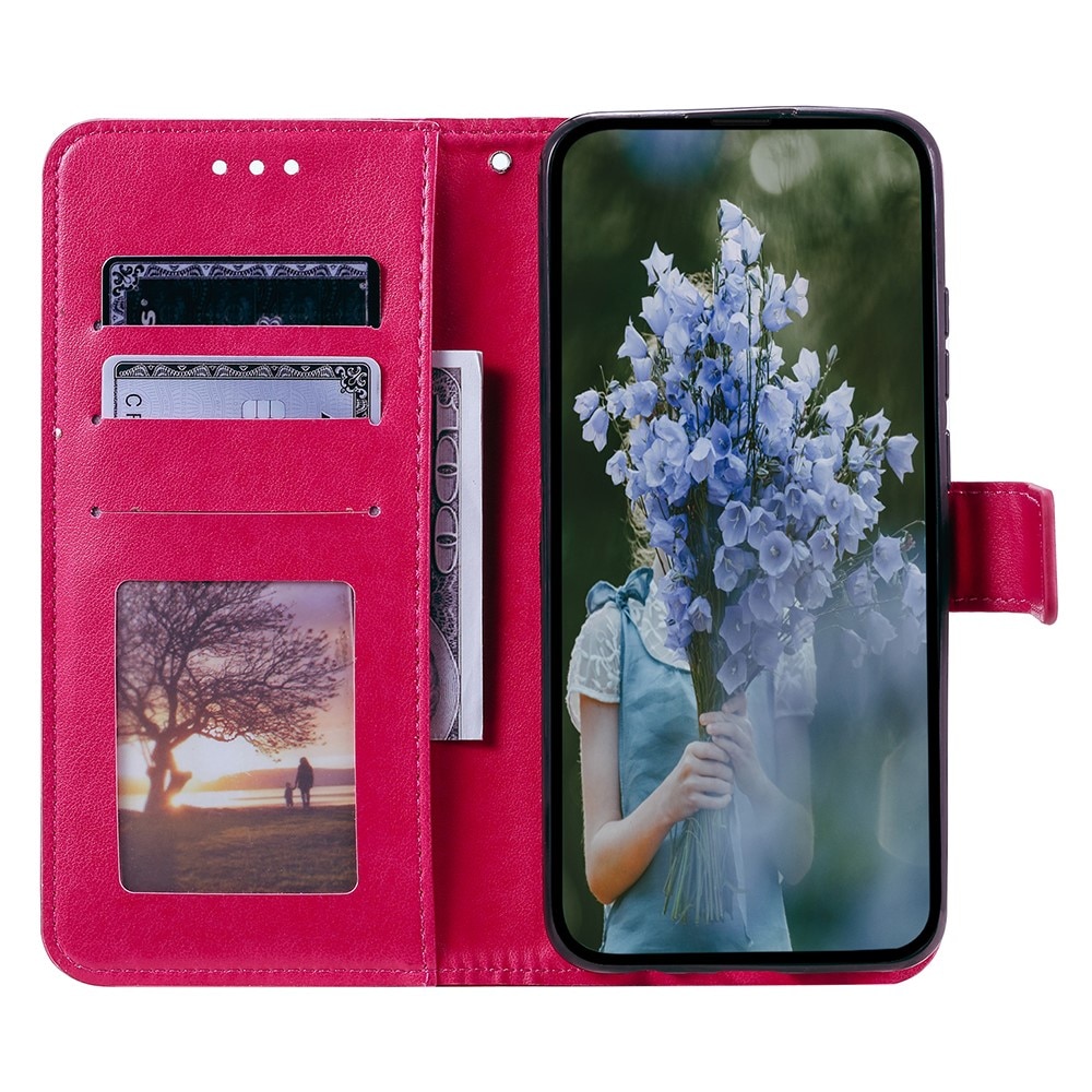 Custodia in pelle Mandala Xiaomi Redmi 12C rosa
