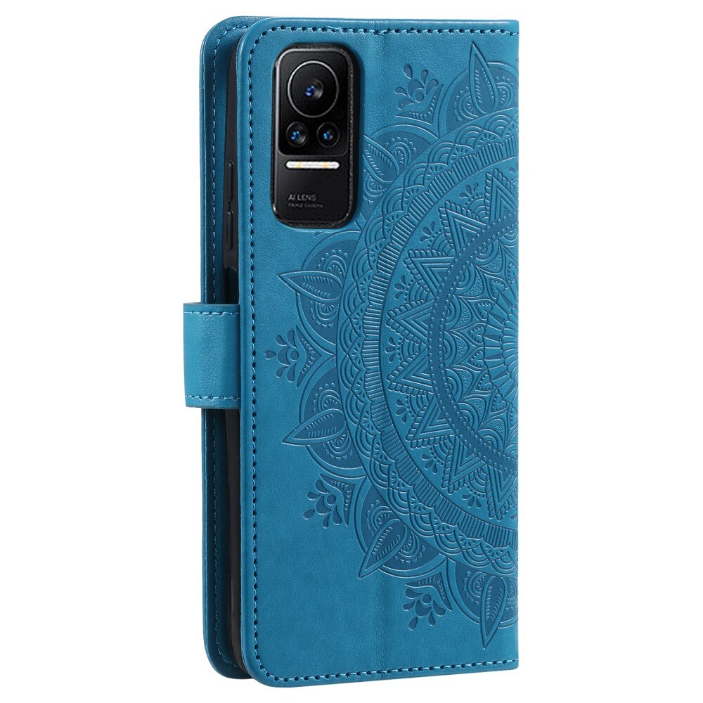 Custodia in pelle Mandala Xiaomi 13 Lite blu