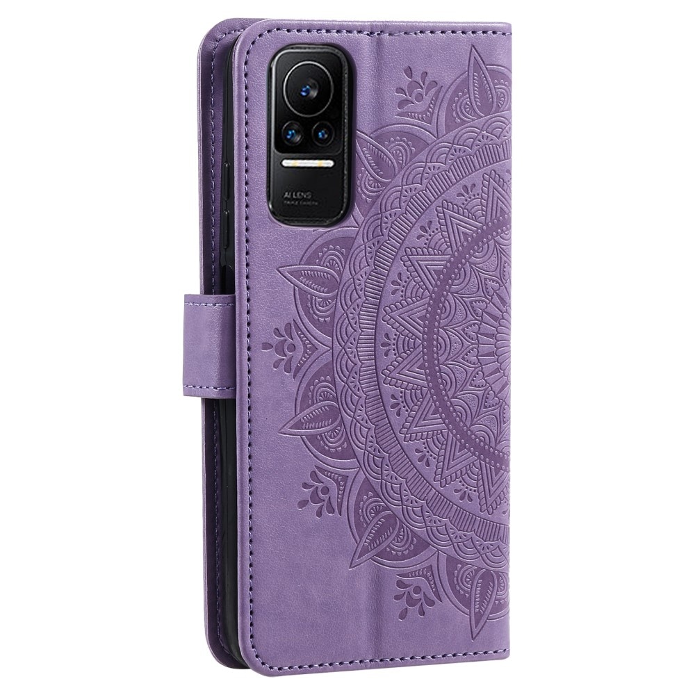 Custodia in pelle Mandala Xiaomi 13 Lite viola