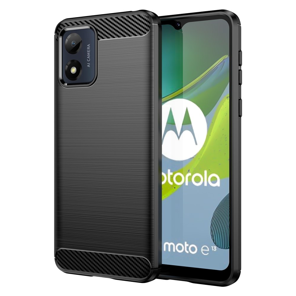 Cover TPU Brushed Motorola Moto E13 Black
