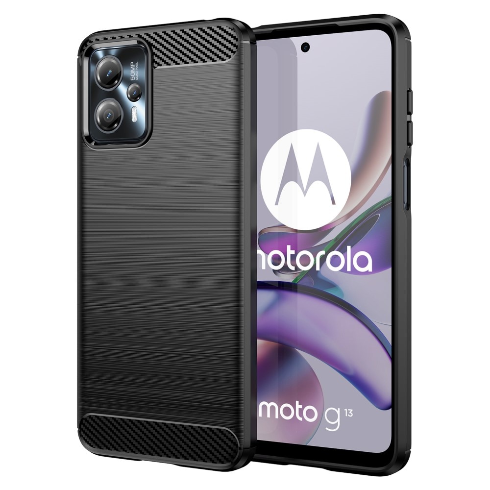 Cover TPU Brushed Motorola Moto G23 Nero