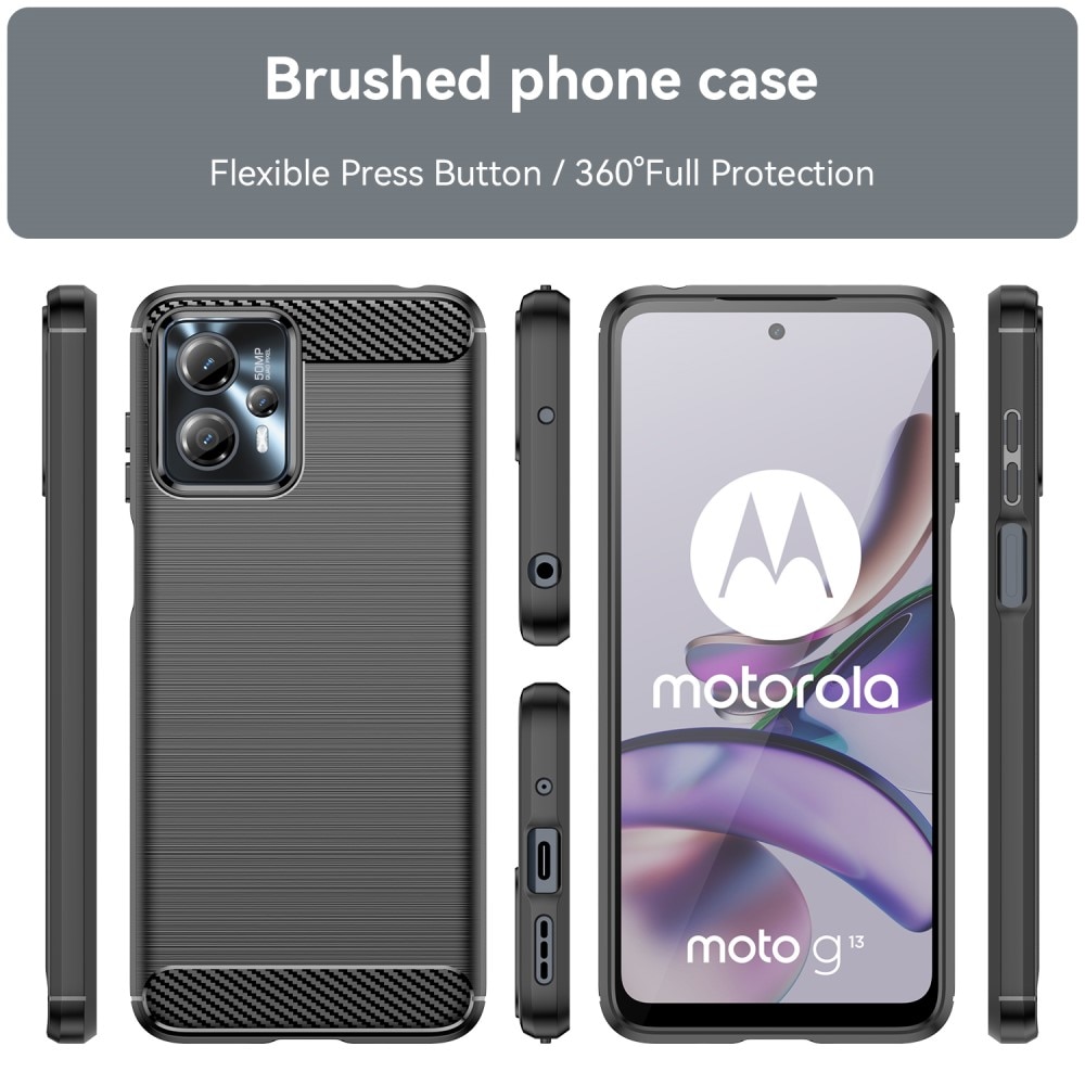 Cover TPU Brushed Motorola Moto G23 Black