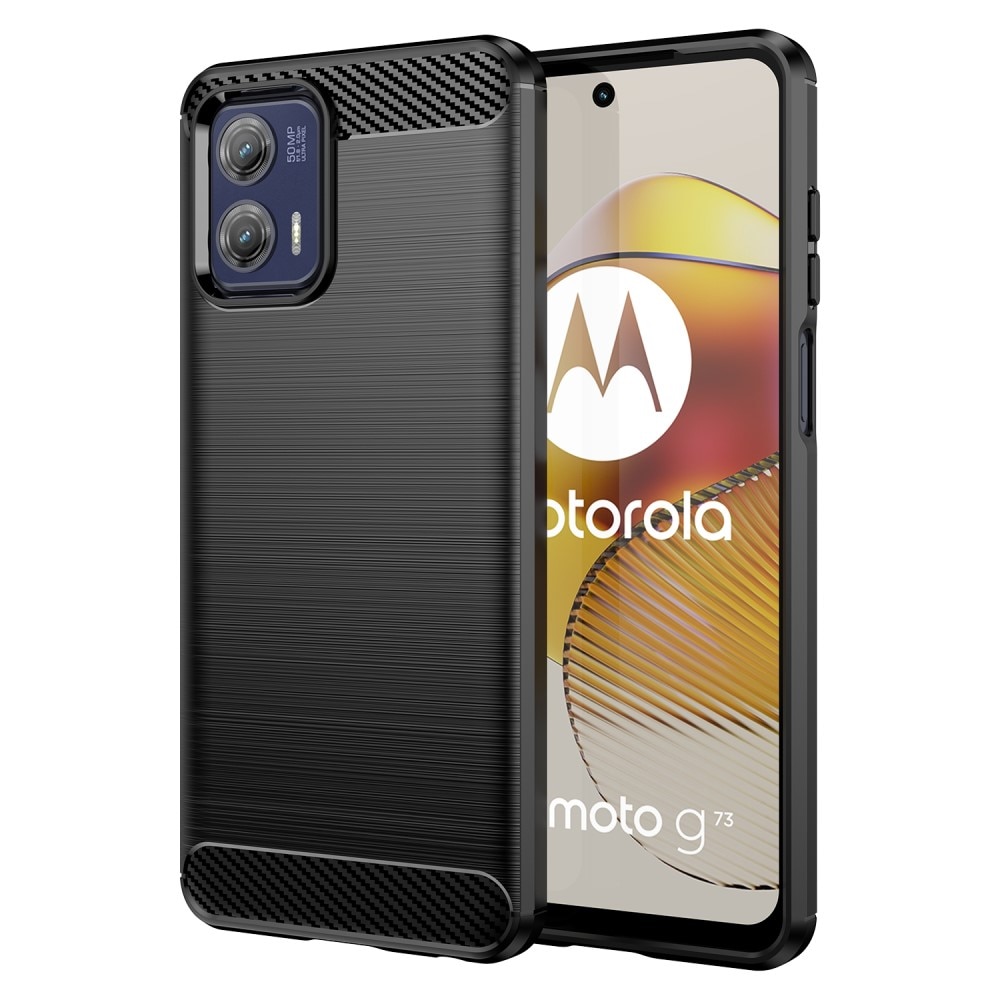 Cover TPU Brushed Motorola Moto G73 Black