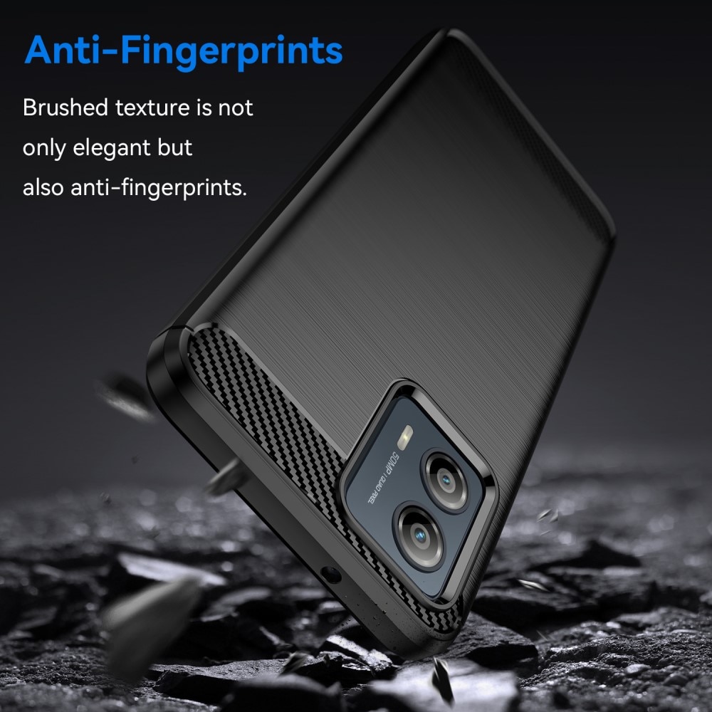 Cover TPU Brushed Motorola Moto G53 Nero