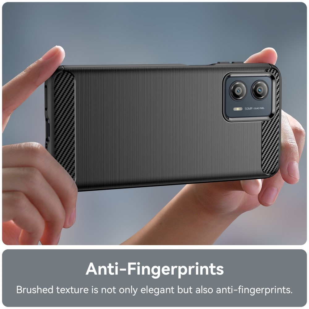 Cover TPU Brushed Motorola Moto G53 Nero