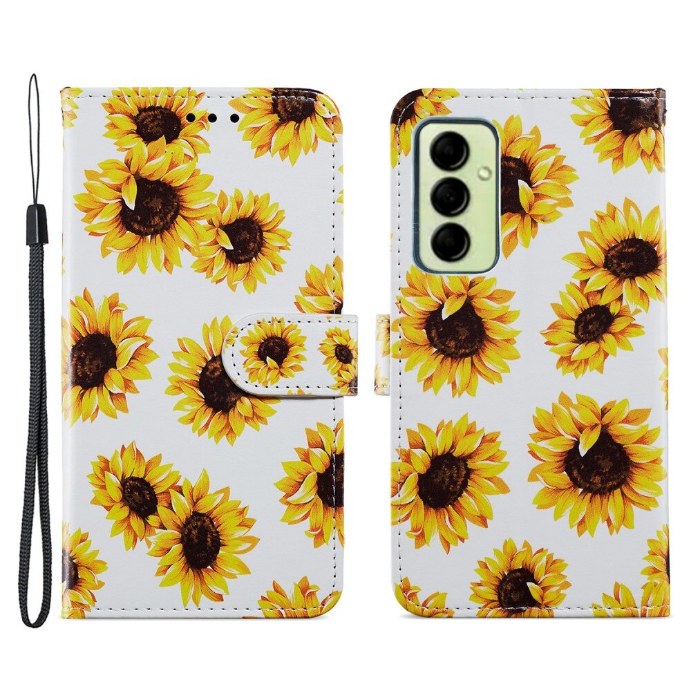 Cover portafoglio Samsung Galaxy A14 girasole