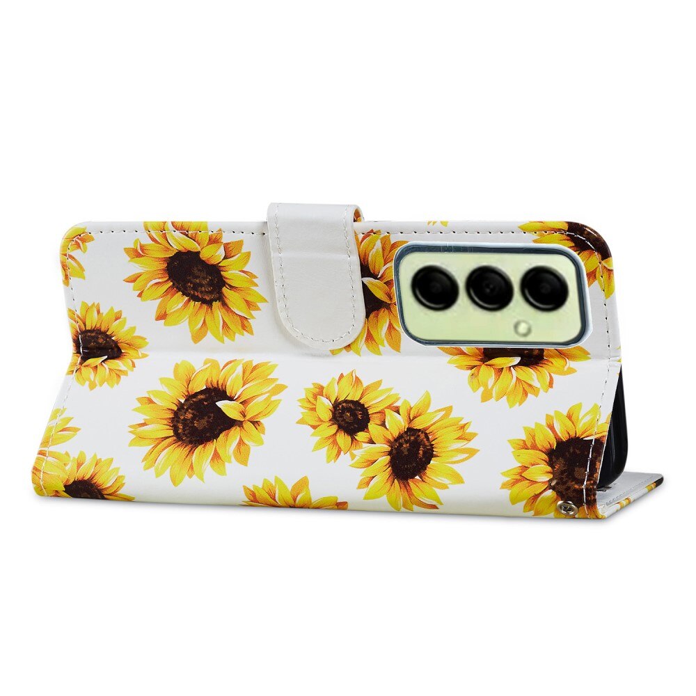 Cover portafoglio Samsung Galaxy A14 girasole