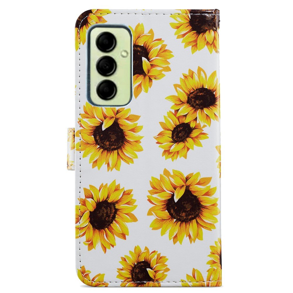 Cover portafoglio Samsung Galaxy A14 girasole