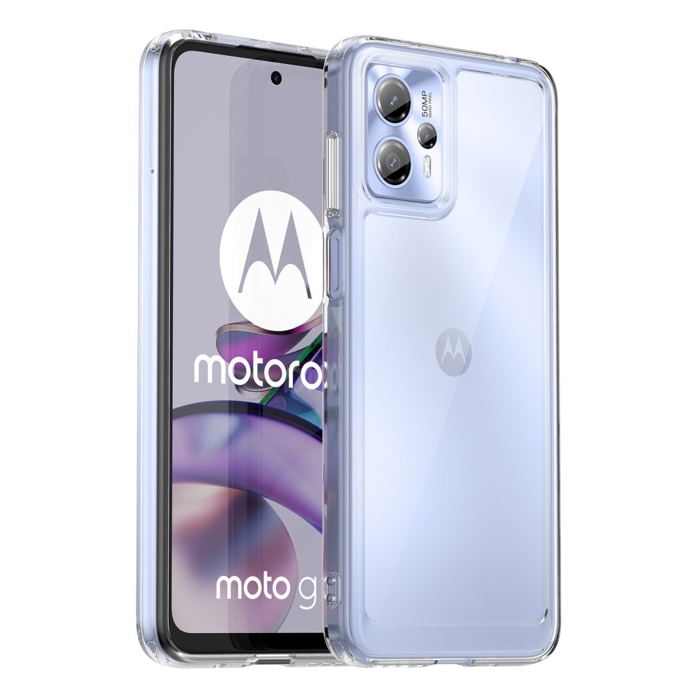 Cover ibrido Crystal Hybrid per Motorola Moto G13/G23, trasparente