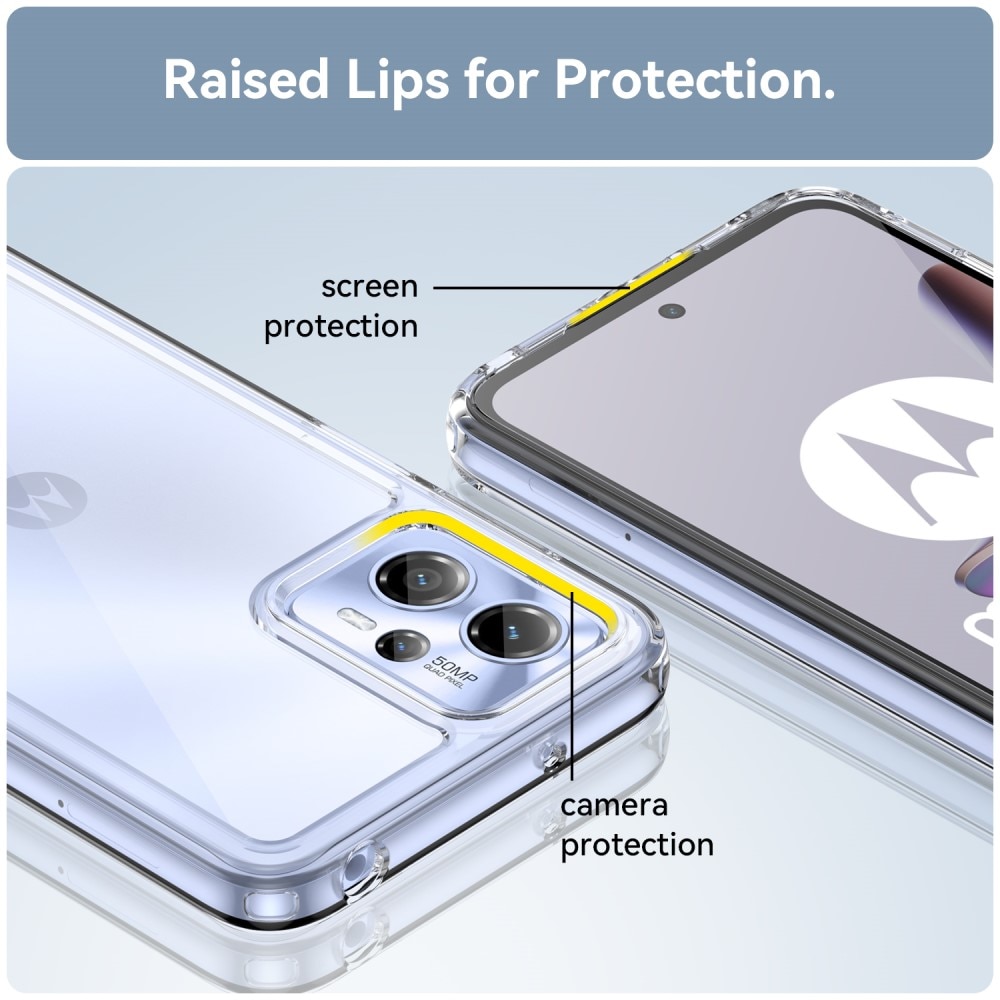 Cover ibrido Crystal Hybrid per Motorola Moto G13/G23, trasparente