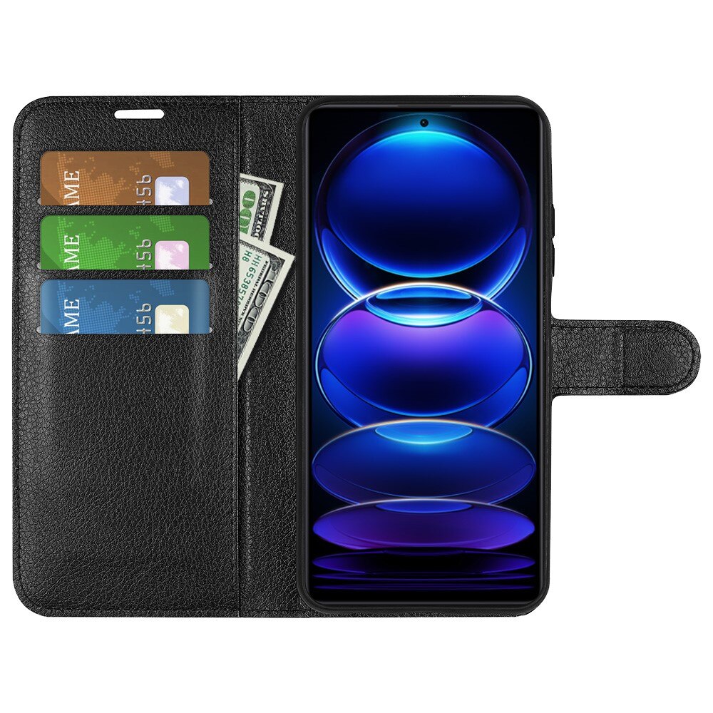 Cover portafoglio Xiaomi Redmi Note 12 Pro Nero
