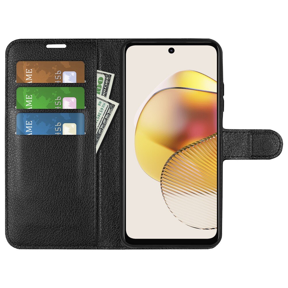 Cover portafoglio Motorola Moto G73 Nero