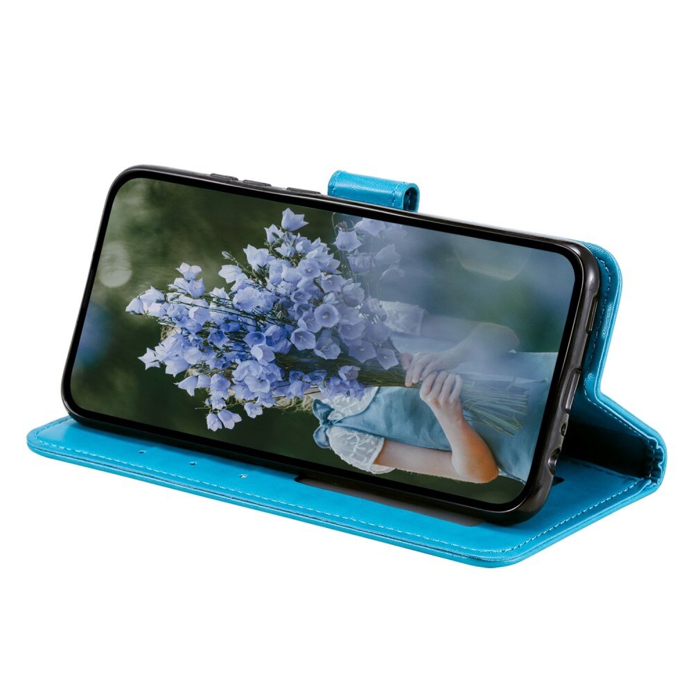 Custodia in pelle Mandala Sony Xperia 10 V blu