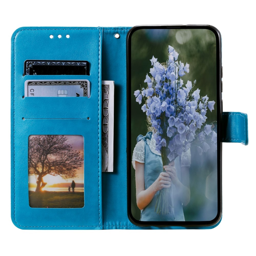 Custodia in pelle Mandala Sony Xperia 1 V blu