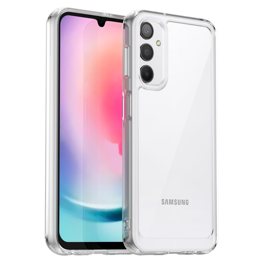 Cover ibrido Crystal Hybrid per Samsung Galaxy A24, trasparente