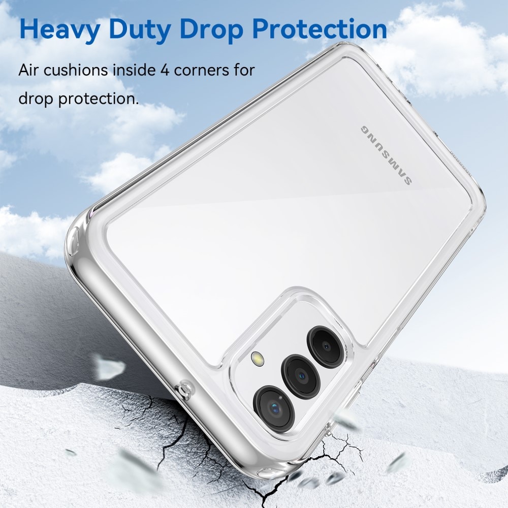 Cover ibrido Crystal Hybrid per Samsung Galaxy A24, trasparente