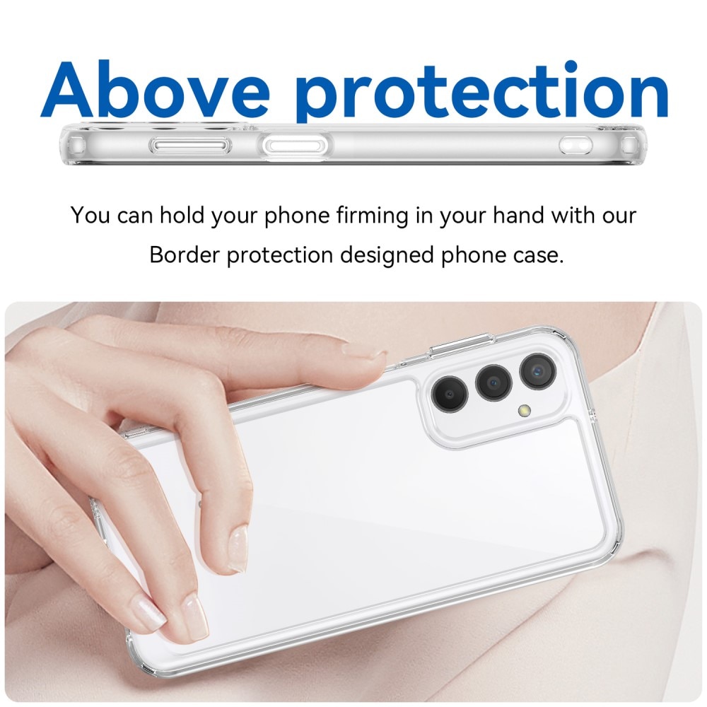 Cover ibrido Crystal Hybrid per Samsung Galaxy A24, trasparente