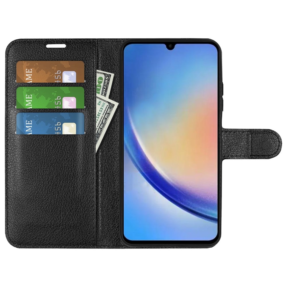 Cover portafoglio Samsung Galaxy A34 Nero