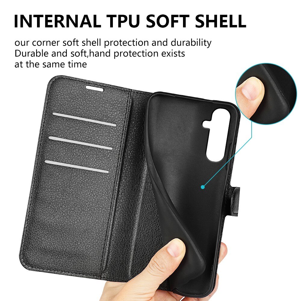 Cover portafoglio Samsung Galaxy A34 Nero