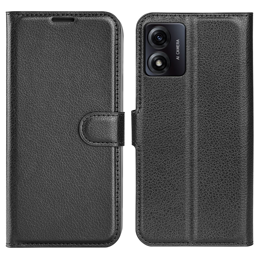 Cover portafoglio Motorola Moto E13 nero