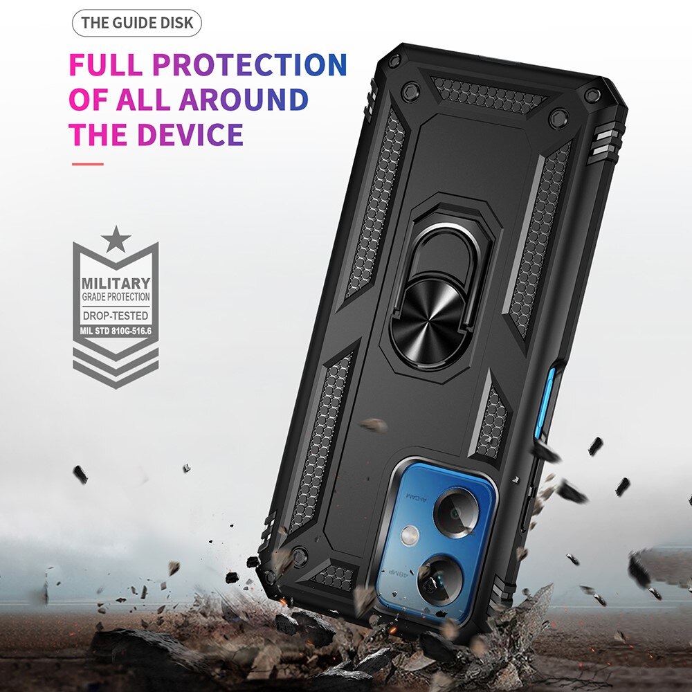 Cover ibride con anello Xiaomi Redmi Note 12 nero