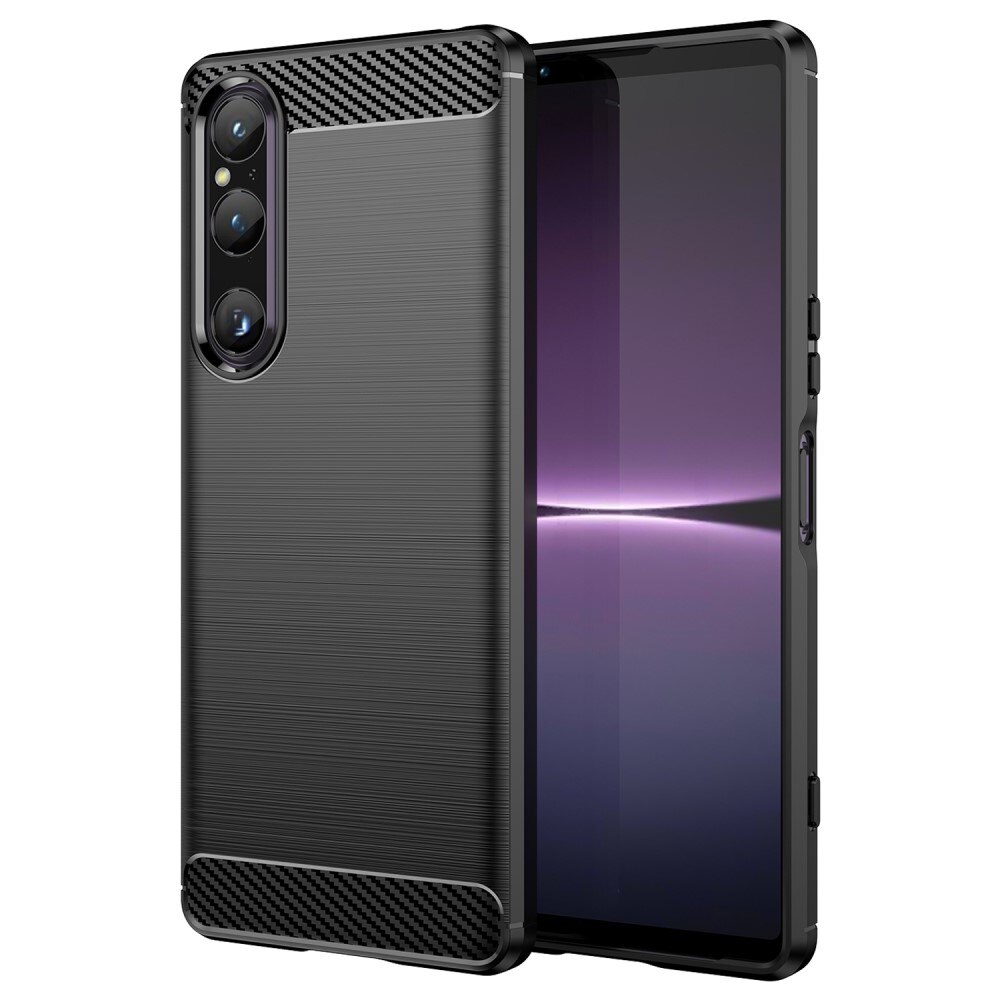 Cover TPU Brushed Sony Xperia 1 V Black