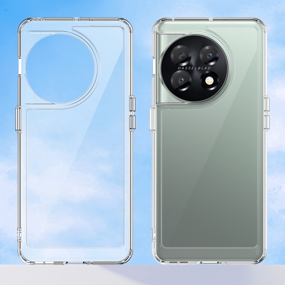 Cover ibrido Crystal Hybrid per OnePlus 11, trasparente