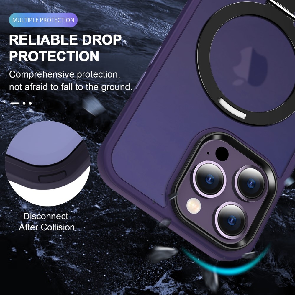 Cover ibride con MagSafe Ring iPhone 13 Pro viola
