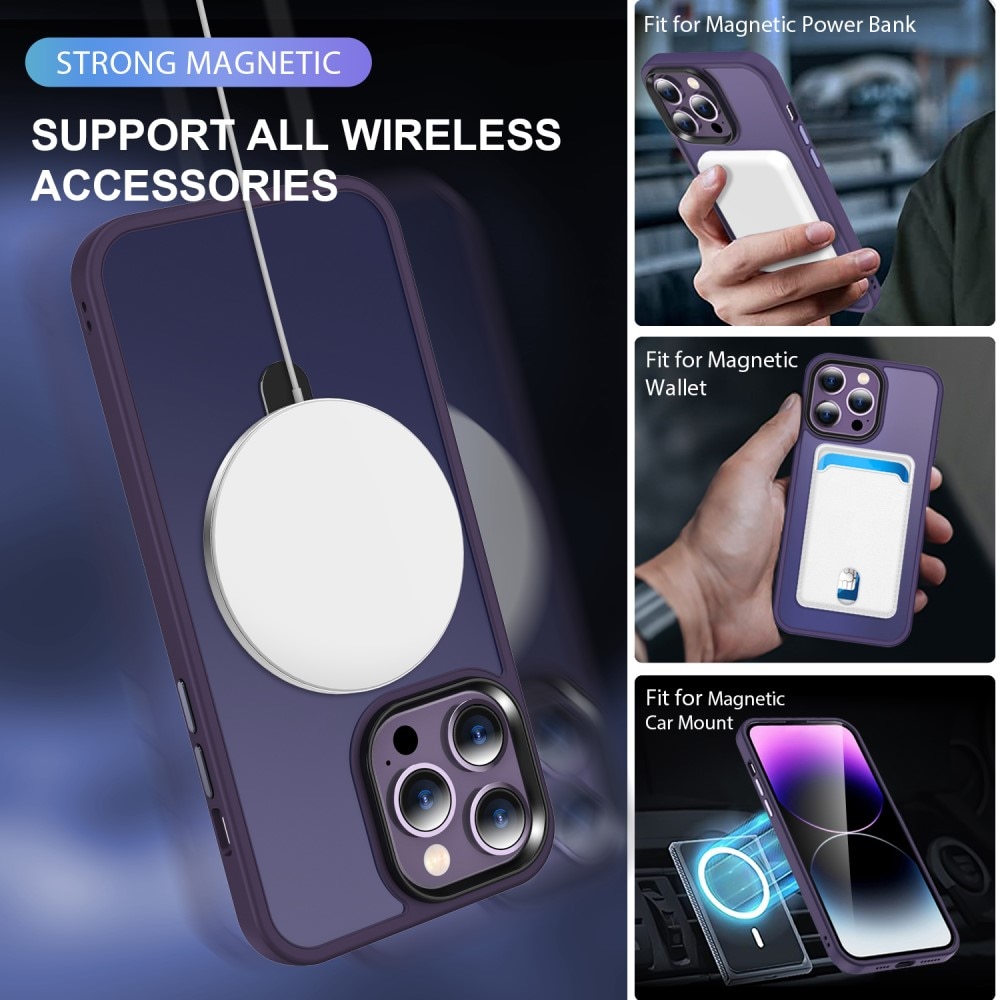 Cover ibride con MagSafe Ring iPhone 13 Pro Viola