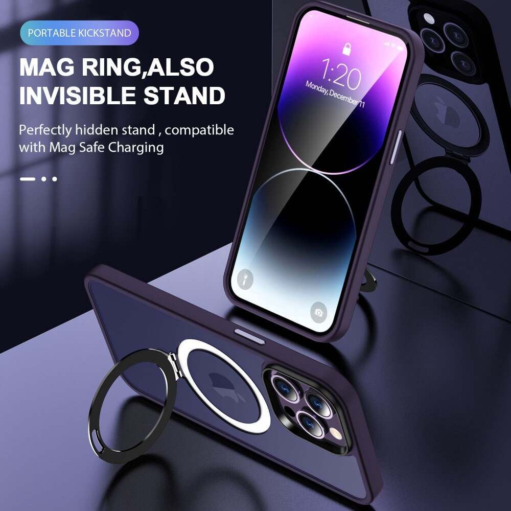 Cover ibride con MagSafe Ring iPhone 13 Pro viola