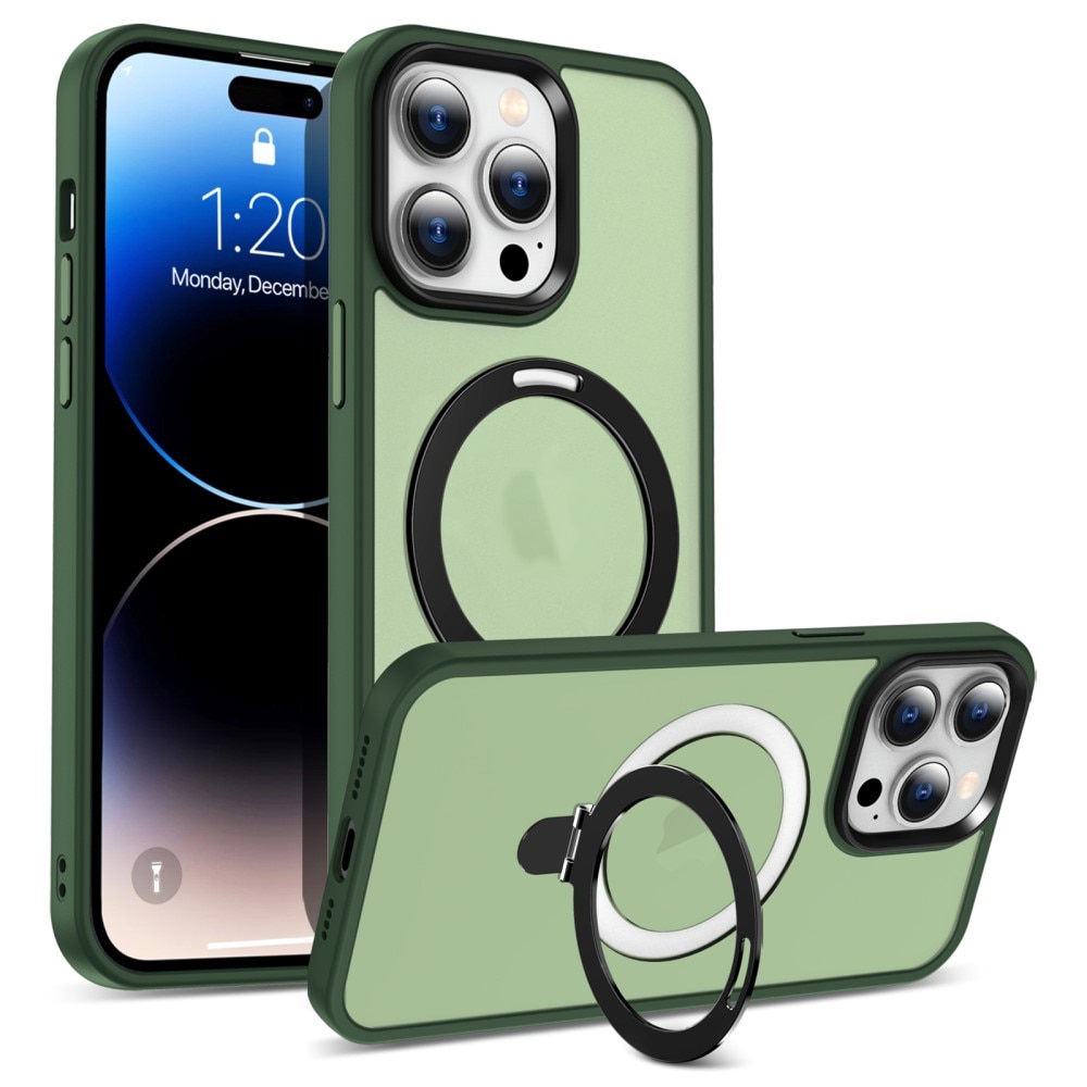 Cover ibride con MagSafe Ring iPhone 14 Pro Max verde