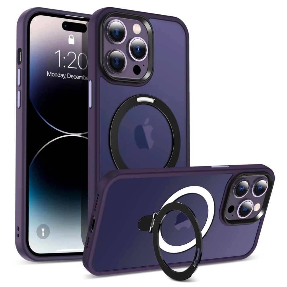 Cover ibride con MagSafe Ring iPhone 14 Pro Max viola