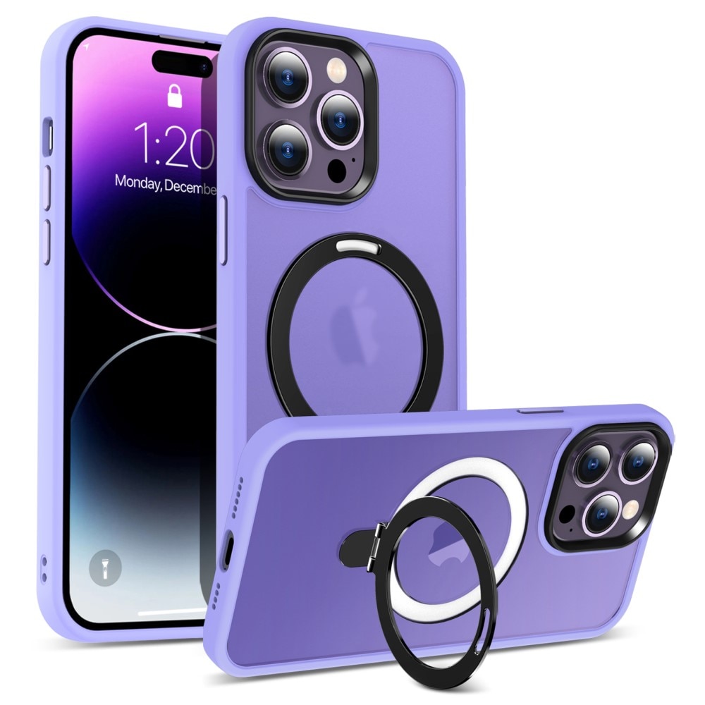 Cover ibride con MagSafe Ring iPhone 14 Pro Max lavanda