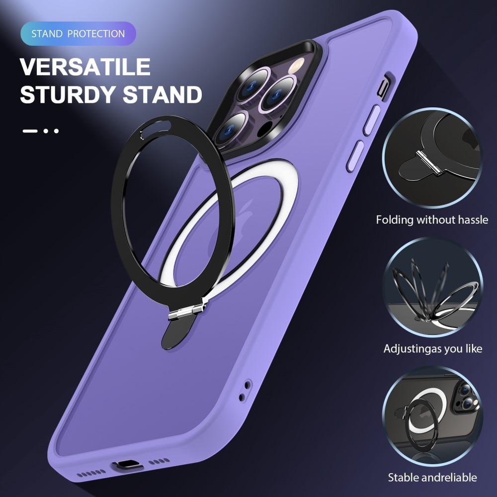 Cover ibride con MagSafe Ring iPhone 14 Pro Max Viola