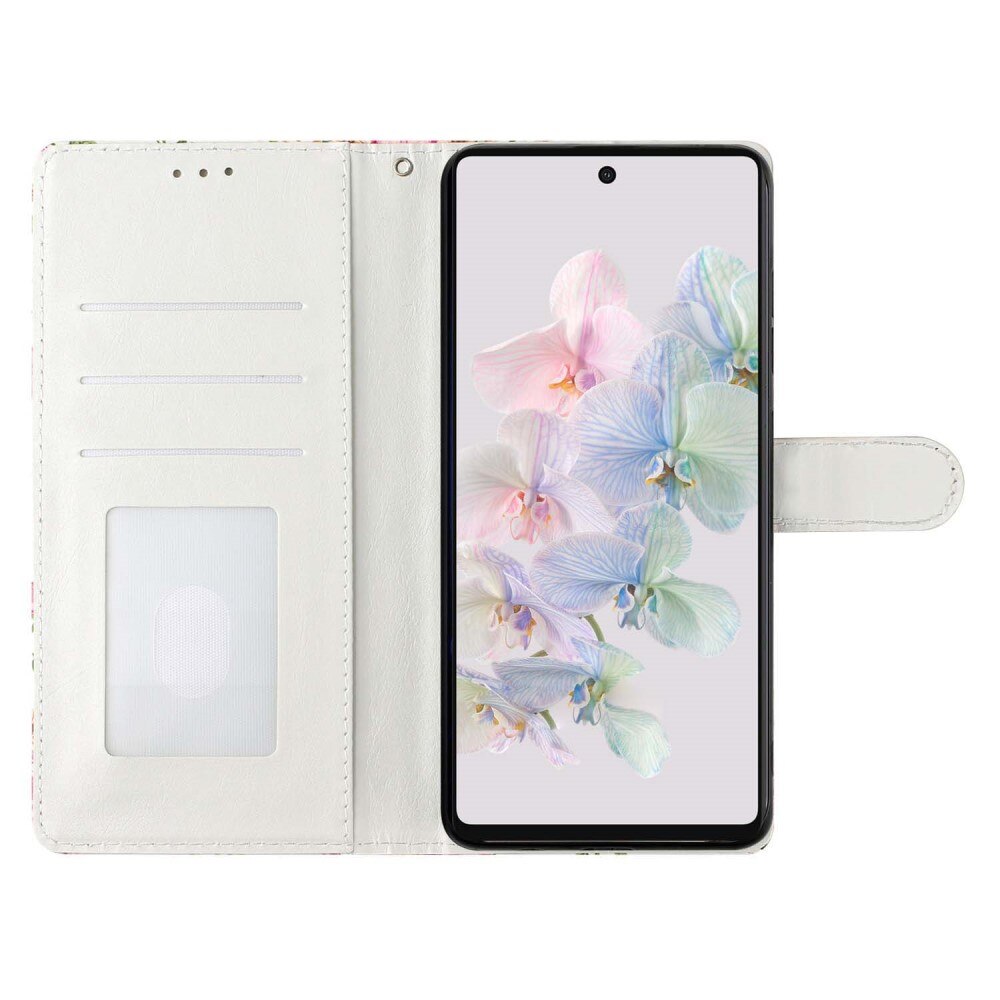 Cover portafoglio Google Pixel 6a lupi