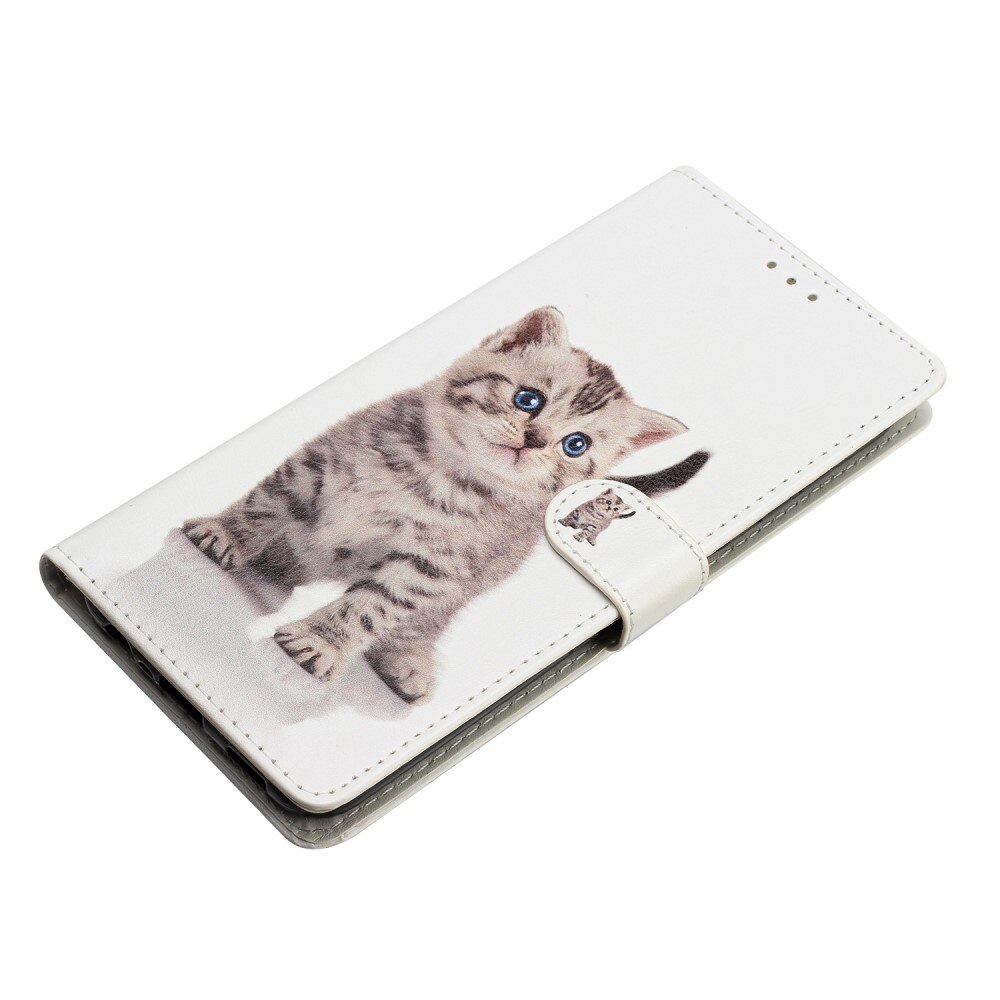 Cover portafoglio Google Pixel 6a gattino
