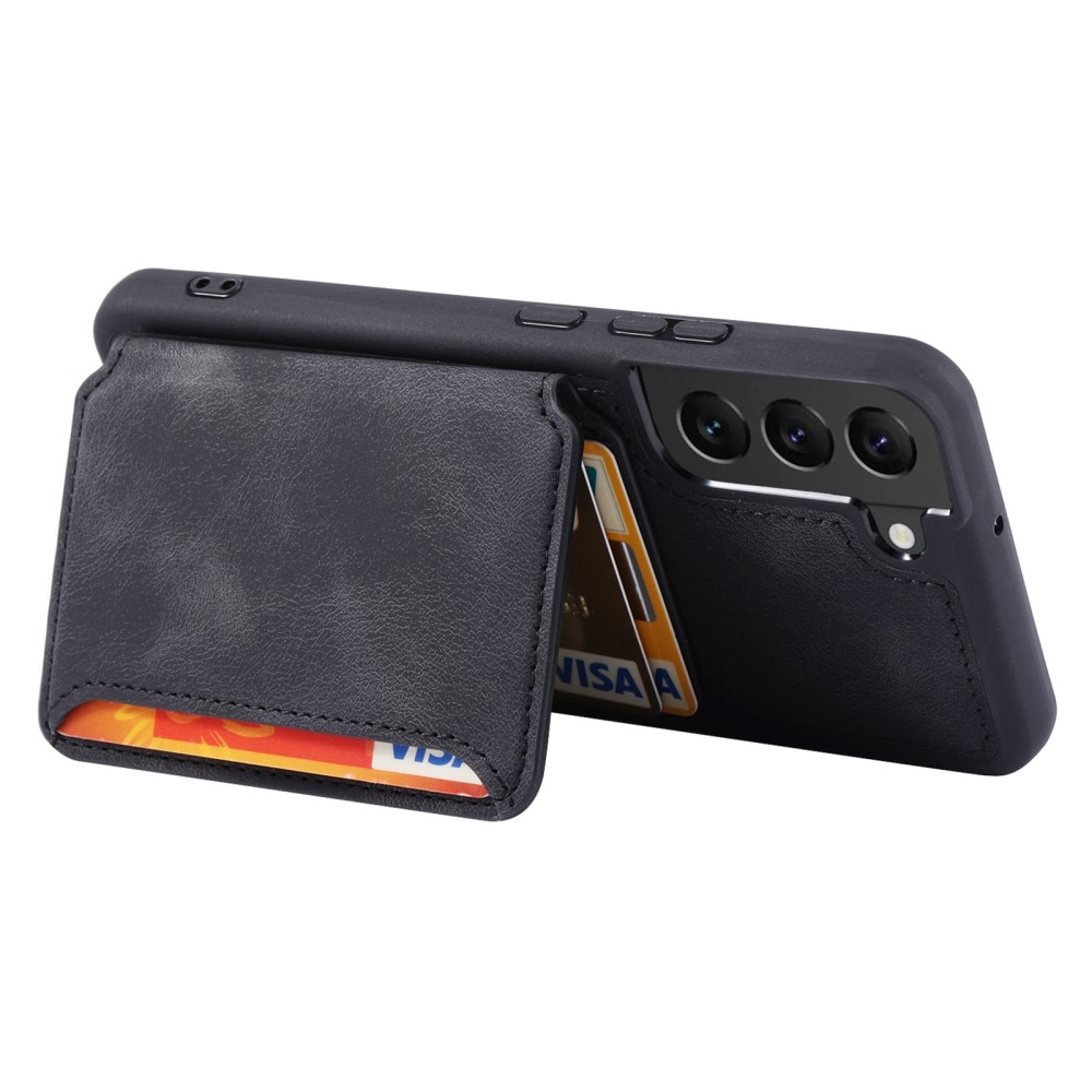 Cover con portacarte Multi-slot anti-RFID Samsung Galaxy S23 nero